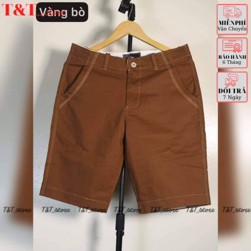 Quần short kaki nam chất vải kaki mềm, co giãn nhẹ phù hợp mọi lứa tuổi t&t_store08