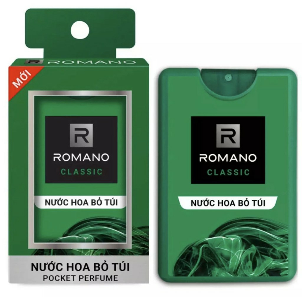 Nước hoa bỏ túi Romano Classic 18ml