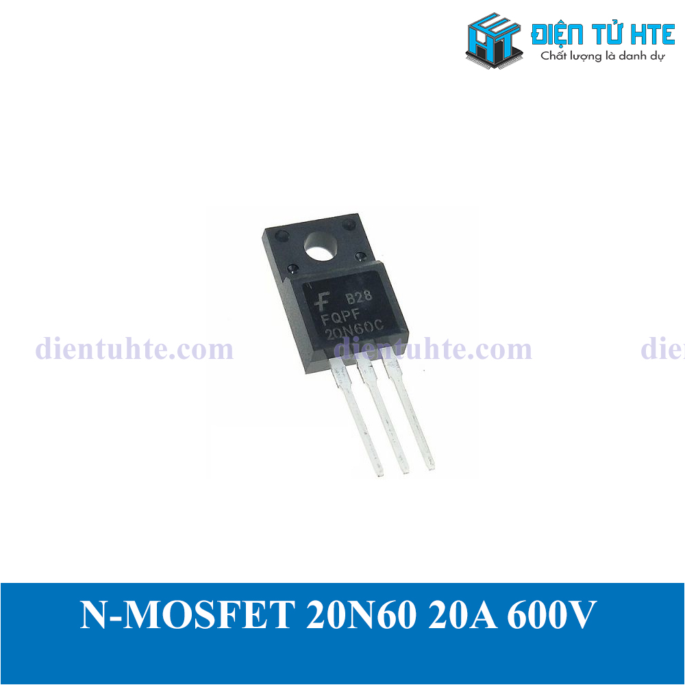 N-mosfet công suất 20n60 20a 600v to-220
