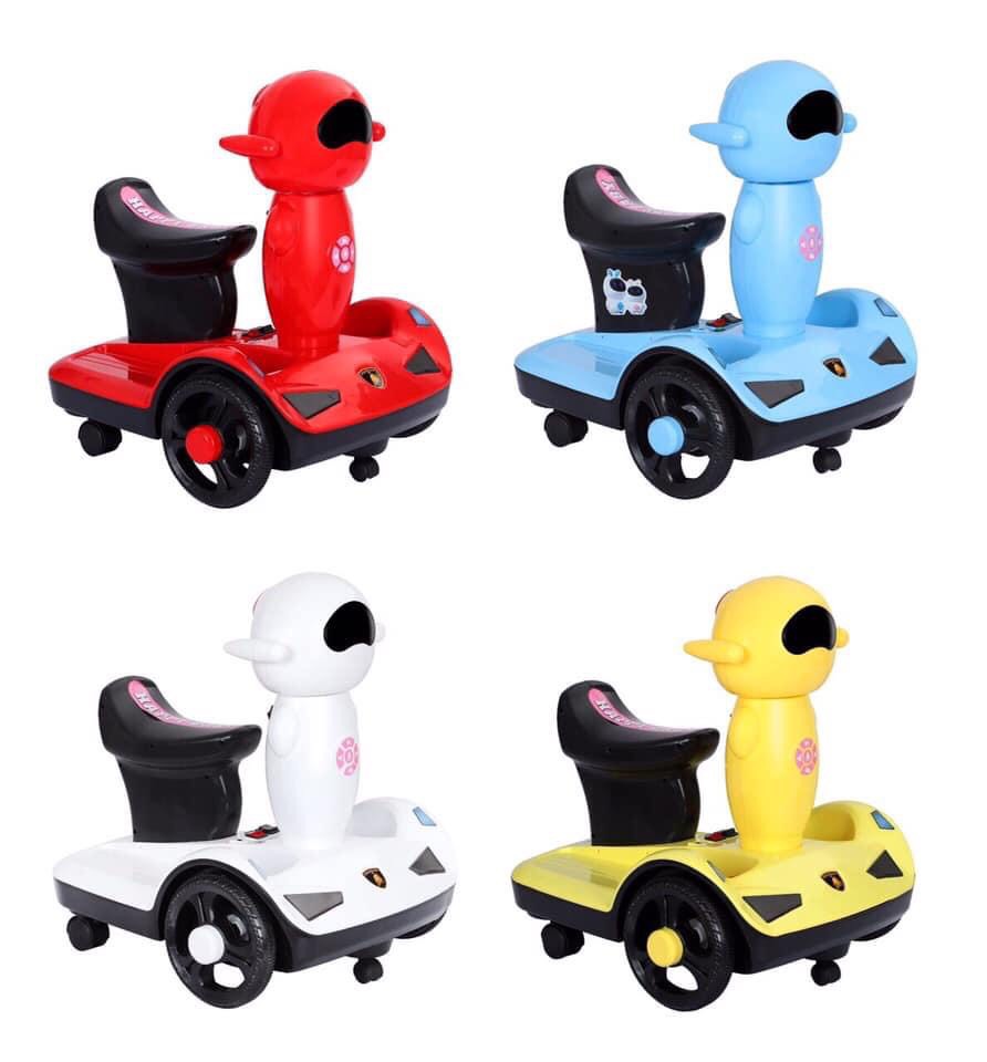 Xe điện robot trẻ em có điều khiển từ xa kèm nhạc cho bé 1-10 tuổi