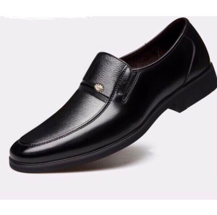 Giày da bò nam ,mẫu giày nam thời trang đế cao su được dán và khâu full.Hàng cực mềm và êm.