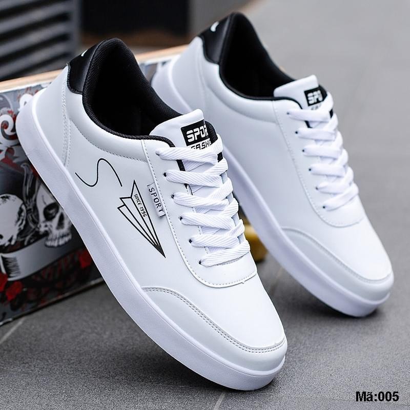 Giày sneaker nam in họa tiết máy bay giấy có 2 màu siêu đẹp - B end T Shop
