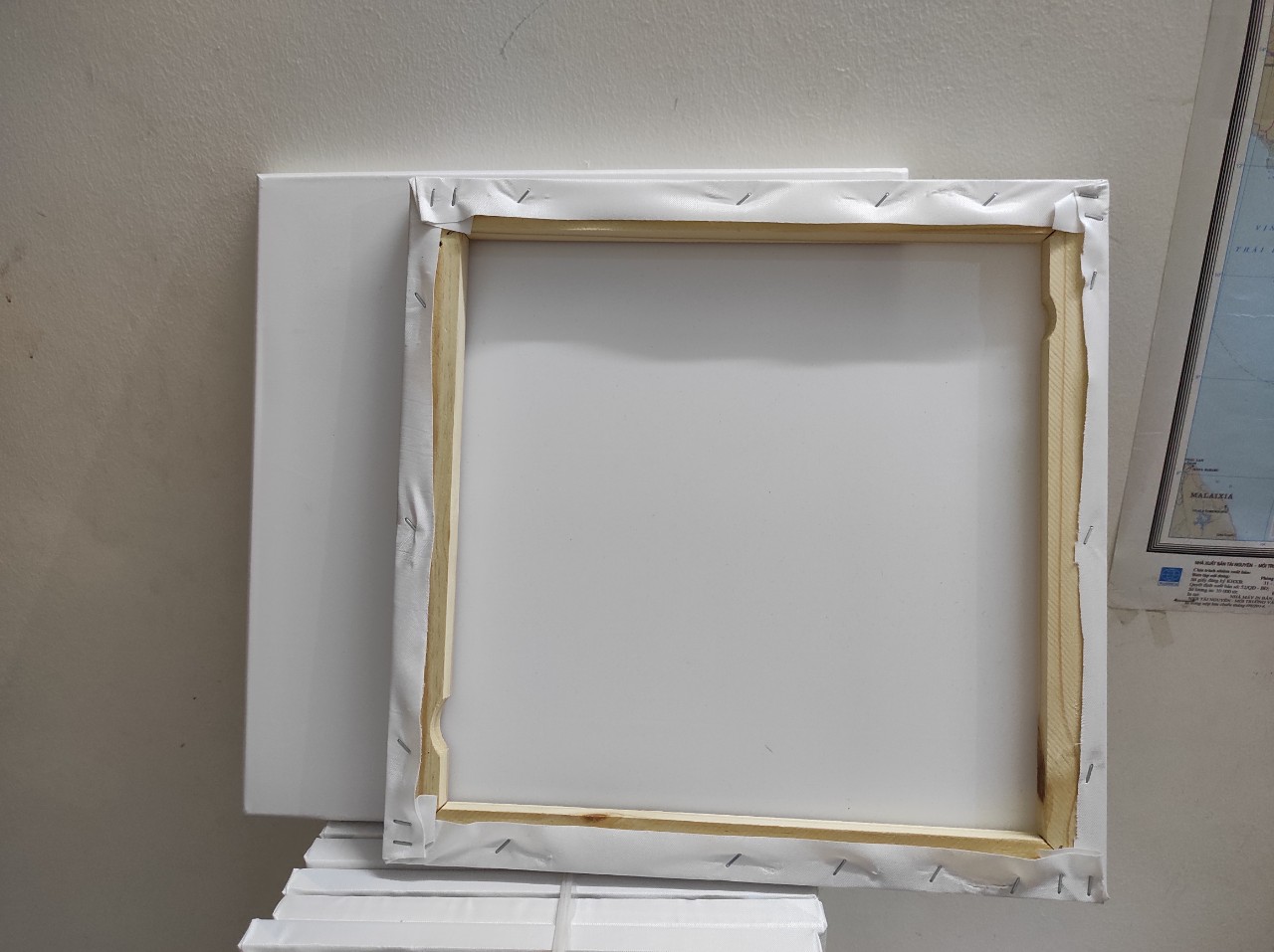 Combo 5 toan vẽ tranh 30x30 cm căng sẵn