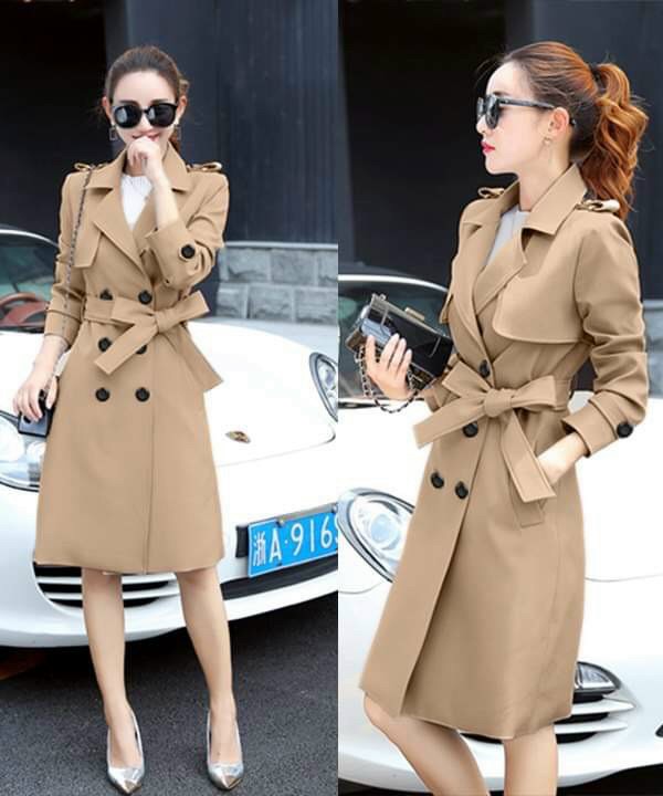 [HCM]ÁO KHOÁC KAKI 2 LỚP CỔ VEST DÁNG DÀI CAO CẤP