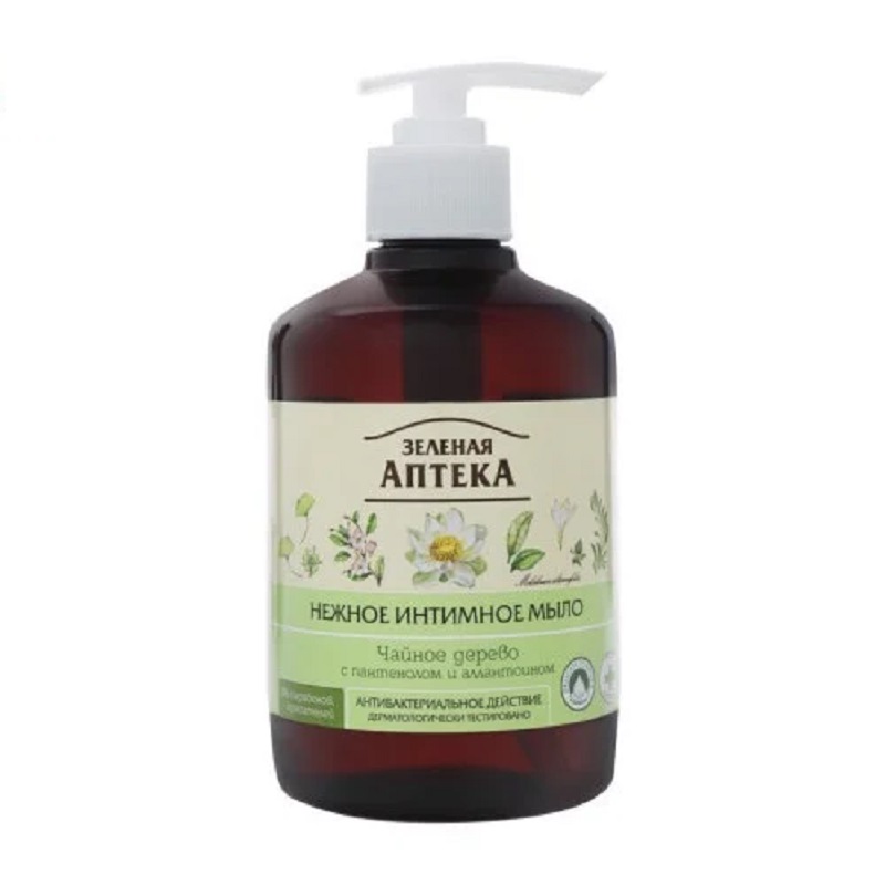 [XANH LÁ - TRÀ] Dung dịch vệ sinh Apteka 370ml - chai lớn
