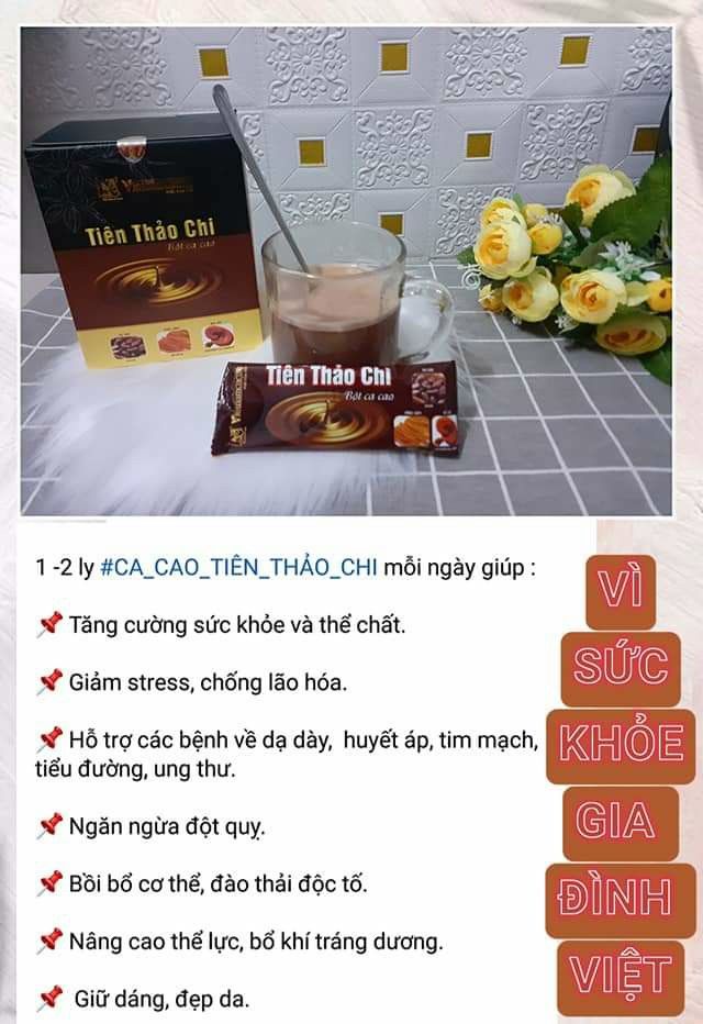Bột Ca Cao Tiên Thảo Chi, Thức Uống bổ sung dinh dưỡng cho mọi nhà