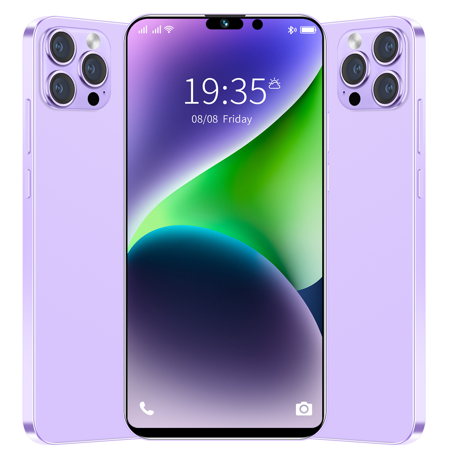Điện thoại rẻ cho học sinh i14 pro max điện thoại di động chính hãng murah màn hình full hd 6.7inch điện thoại di động bộ nhớ lớn 8+128gb hai thẻ sim camera hd 32+16mp pin 4800mah điện thoại chính hãng giá rẻ