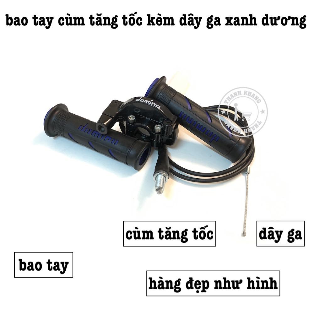 [HCM]Bao tay xe máy domino màu xanh dương cùm tăng tốc kèm dây ga thanh khang 006001608 Sản Phẩm Chất Lượng Gian Hàng Uy Tín Giá Cả Cực Tốt Mua Ngay.