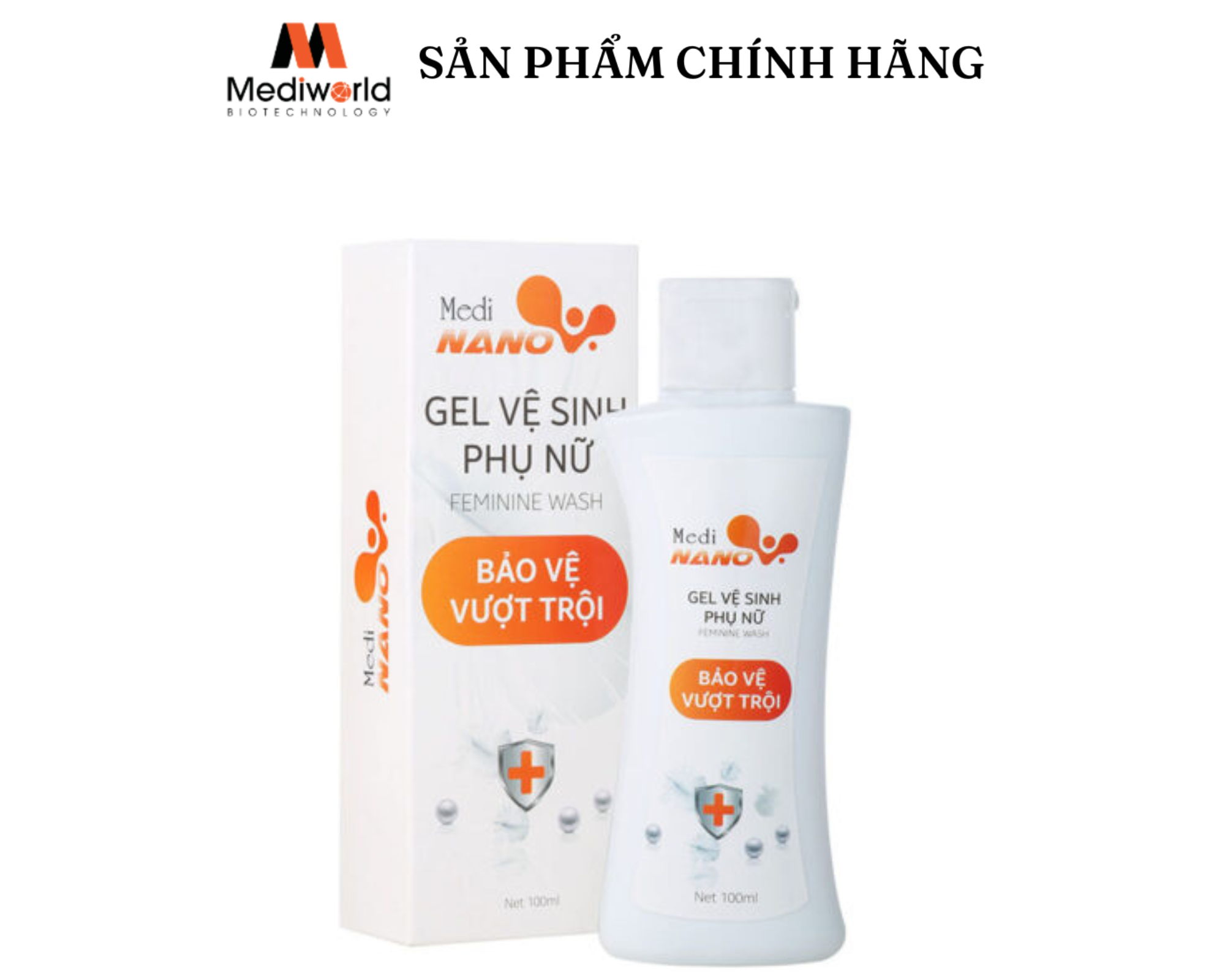 Gel vệ sinh phụ nữ MediNano 100ml