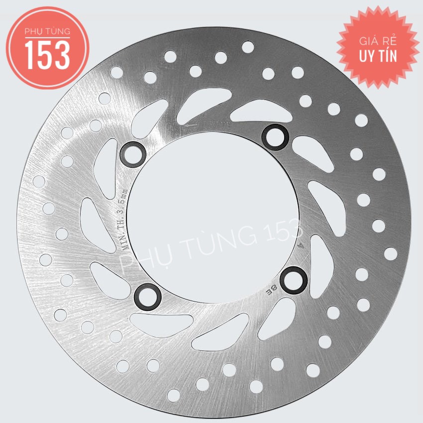 Đĩa Trước SH 2 đĩa kiểu Zin - Dĩa xe HONDA SH 2 ĐĨA - Đĩa thắng xe máy - PHỤ TÙNG 153