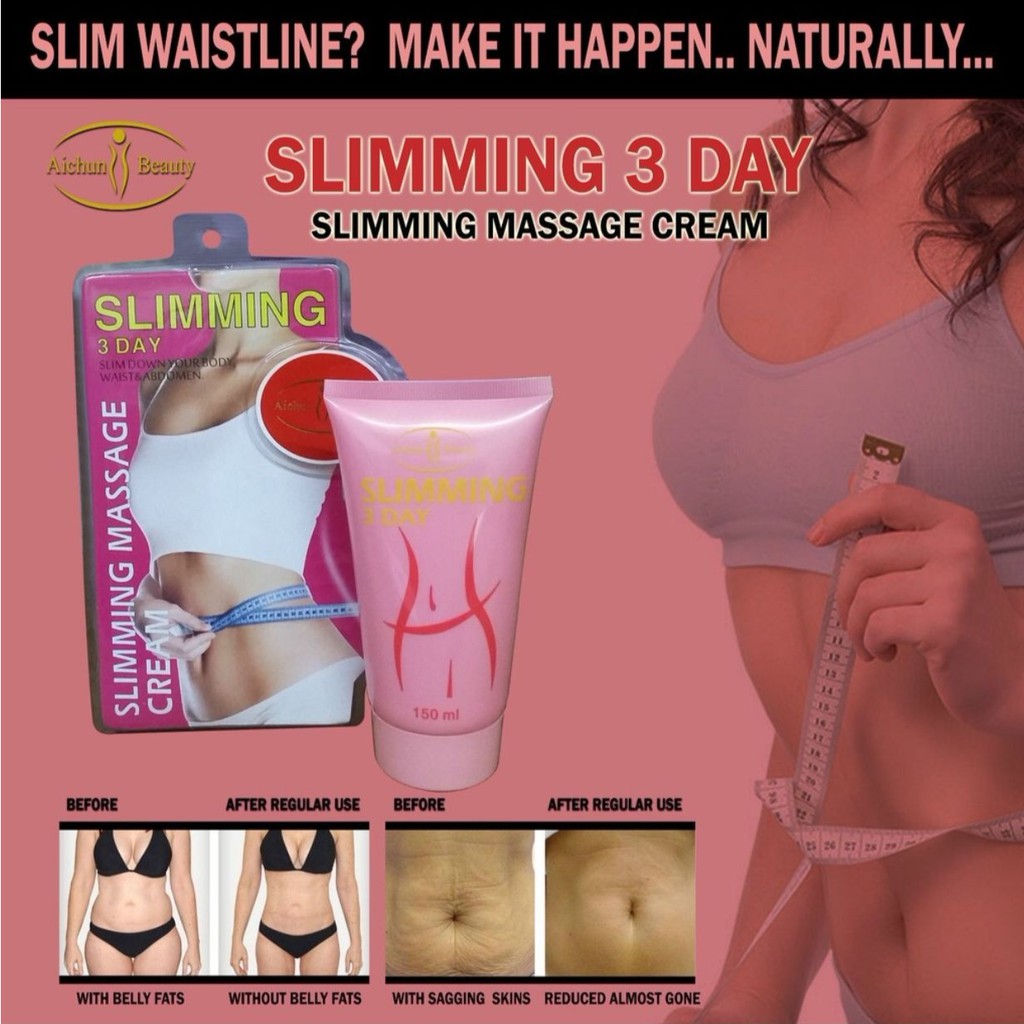 Kem tan mỡ bụng Slimming 3day