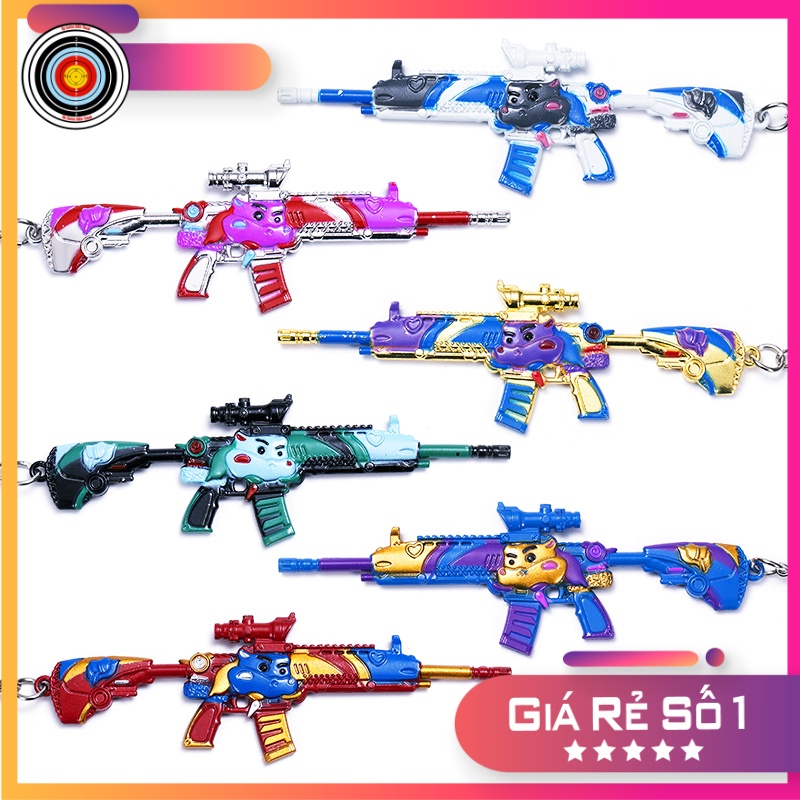 Móc khoá M416 PUBG Hamster sung trường tấn công 🪀 Skin PUBG 🪀 móc chìa khoá pupg M416 skin 12cm độc đáo