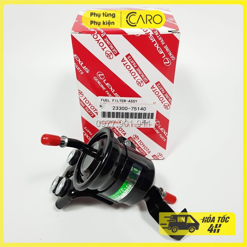 [Sỉ-Lẻ] Lọc xăng (lọc nhiên liệu trong khoang động cơ) xe Innova, Fortuner, Hilux (Mã: 2330075140)