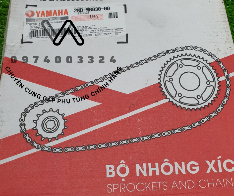 Yamaha exciter 150 | full bộ nhông sên đĩa zin chính hãng