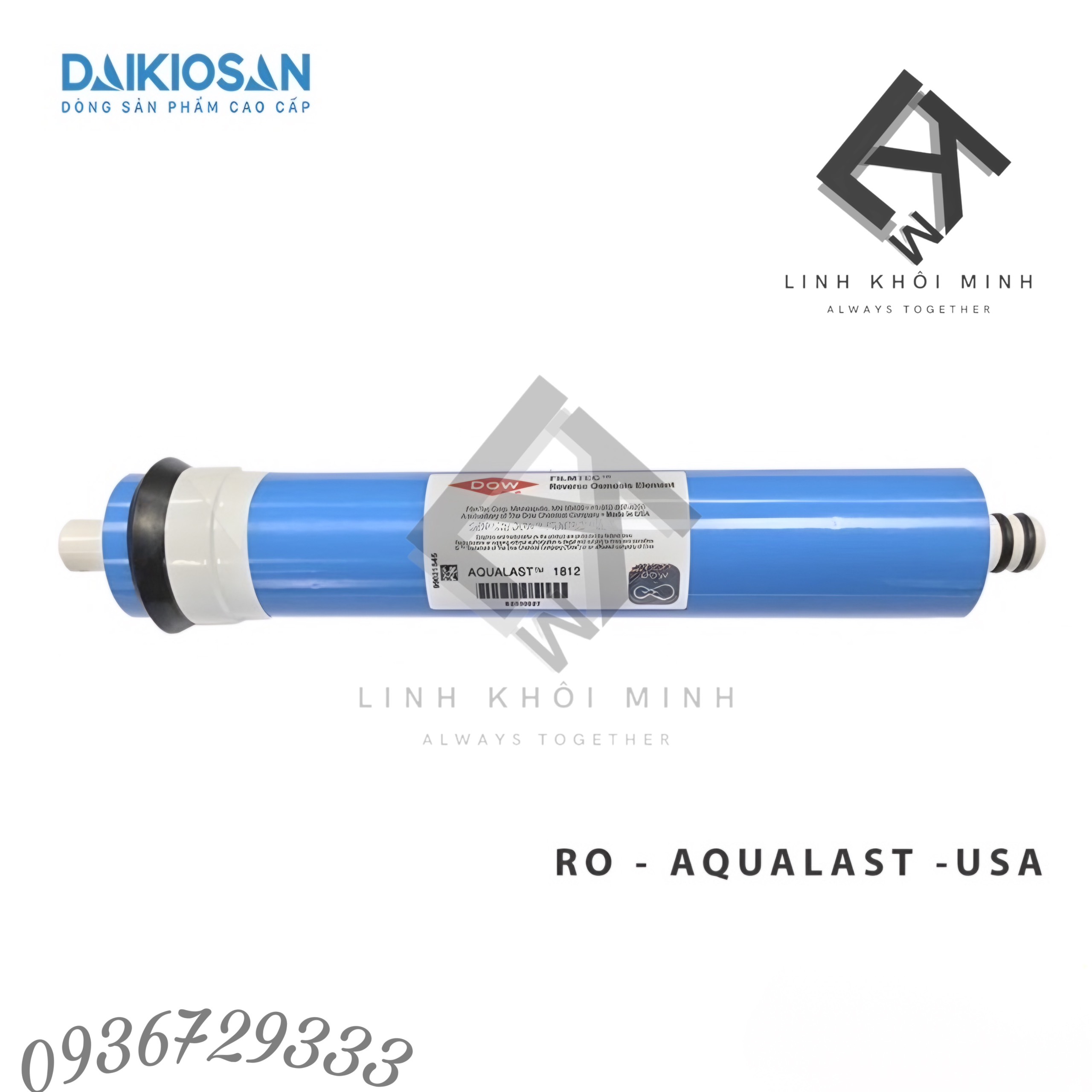 Màng lọc ro dow - aqualast 1812-hr
