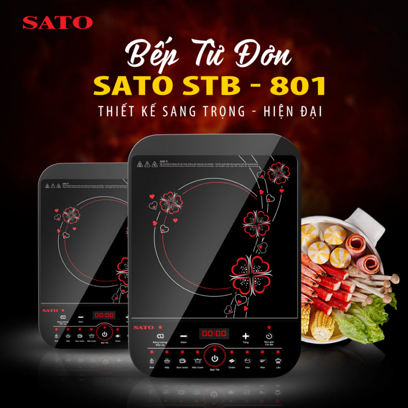Bếp từ đơn sato stb-801