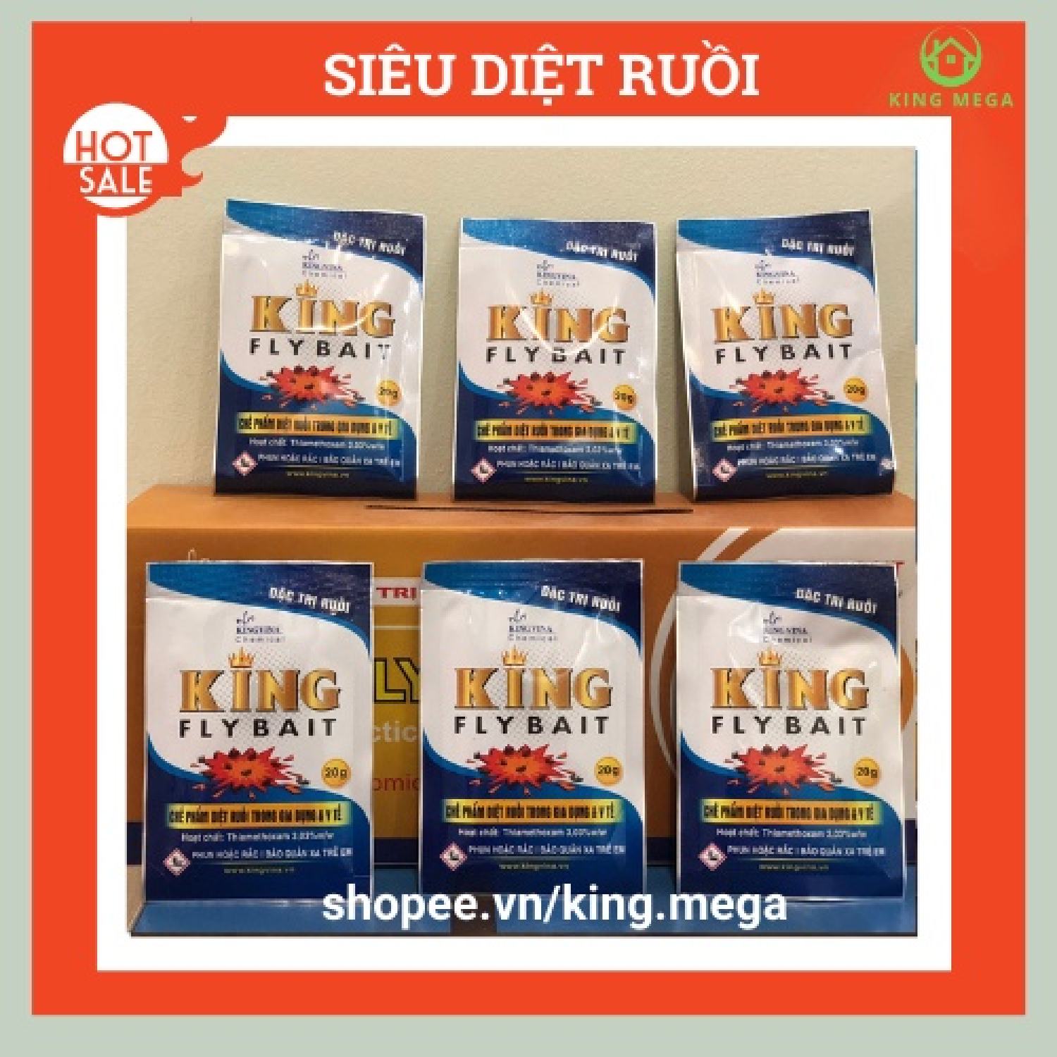 Thuốᴄ diệt ruồi King Fly Bait - Siêu hiệu quả diệt ruồi nhanh - An toàn tuyệt đối