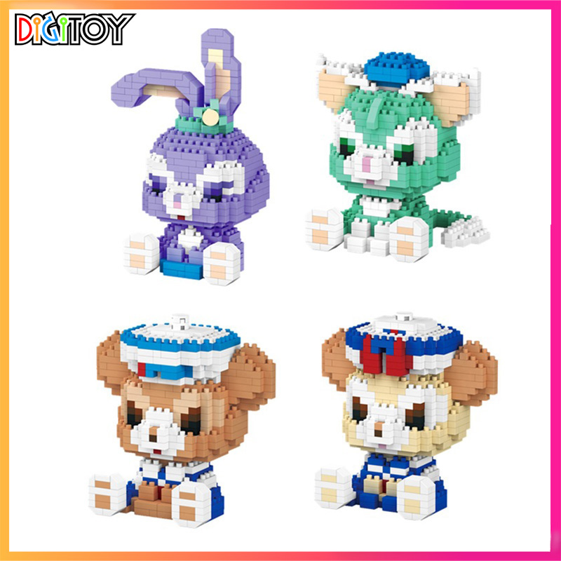 [ẢNH THẬT] Bộ đồ chơi lắp ráp lego xếp mô hình động vật 3D mặc áo cute dễ thương các loại nano block trang trí quà tặng sinh nhật bé trai trẻ em, Digitoy - Đồ chơi hay ho