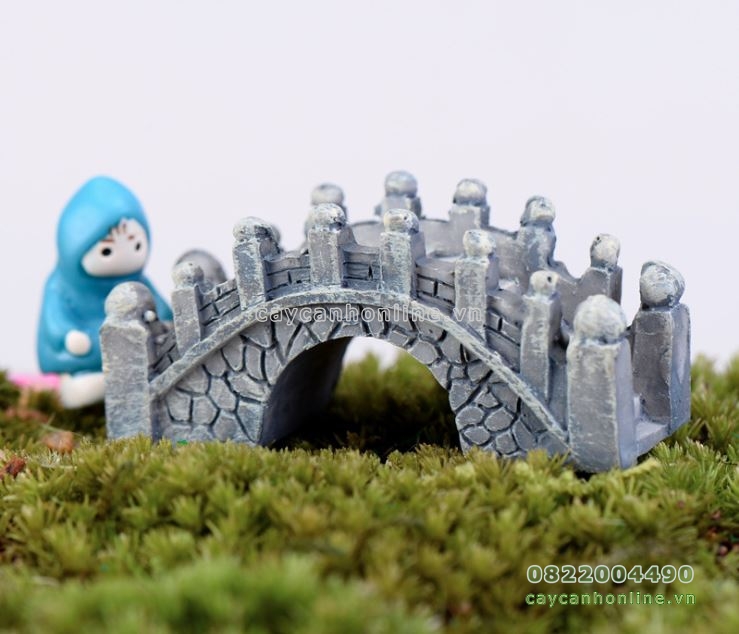 Cây cầu đá trang trí tiểu cảnh sân vườn