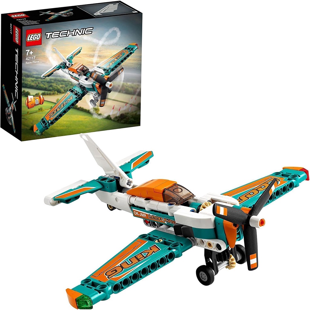 Lego technic - phi cơ đua và máy bay 2 trong 1 - 42117 - đồ chơi lắp ráp lego playset cho trẻ em , tuổi 7+