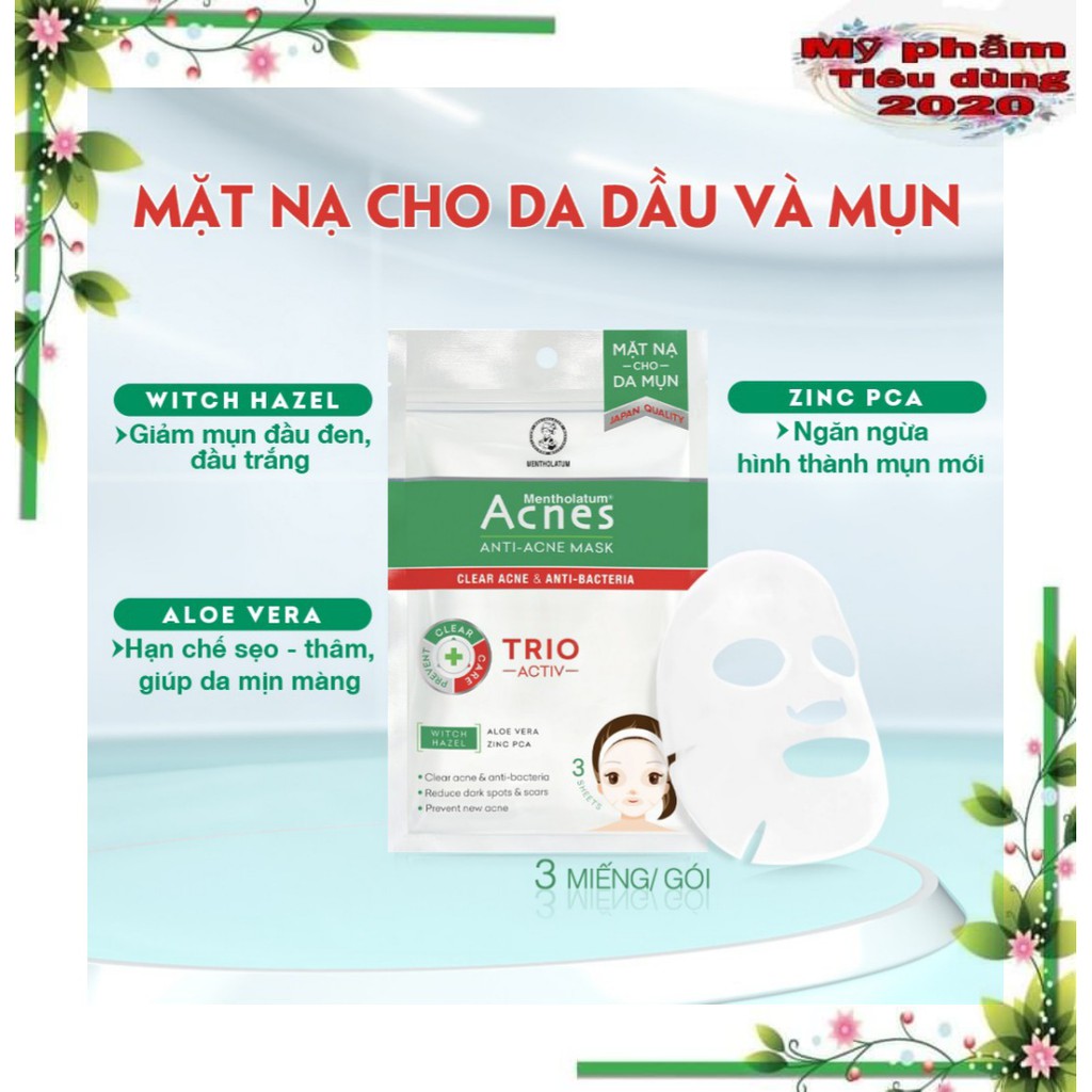 Mặt nạ chuyên biệt cho da mụn Acnes Anti-Acne Mask