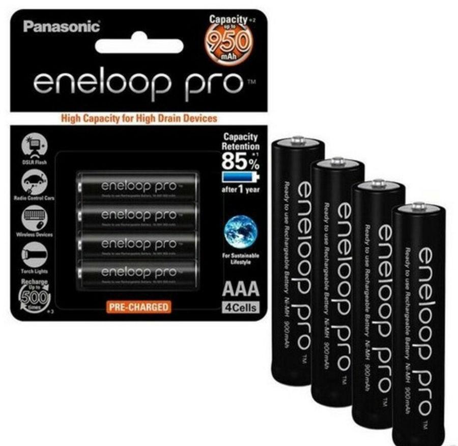 Bộ 4 Pin Sạc AAA Panasonic Eneloop Pro 950mAh