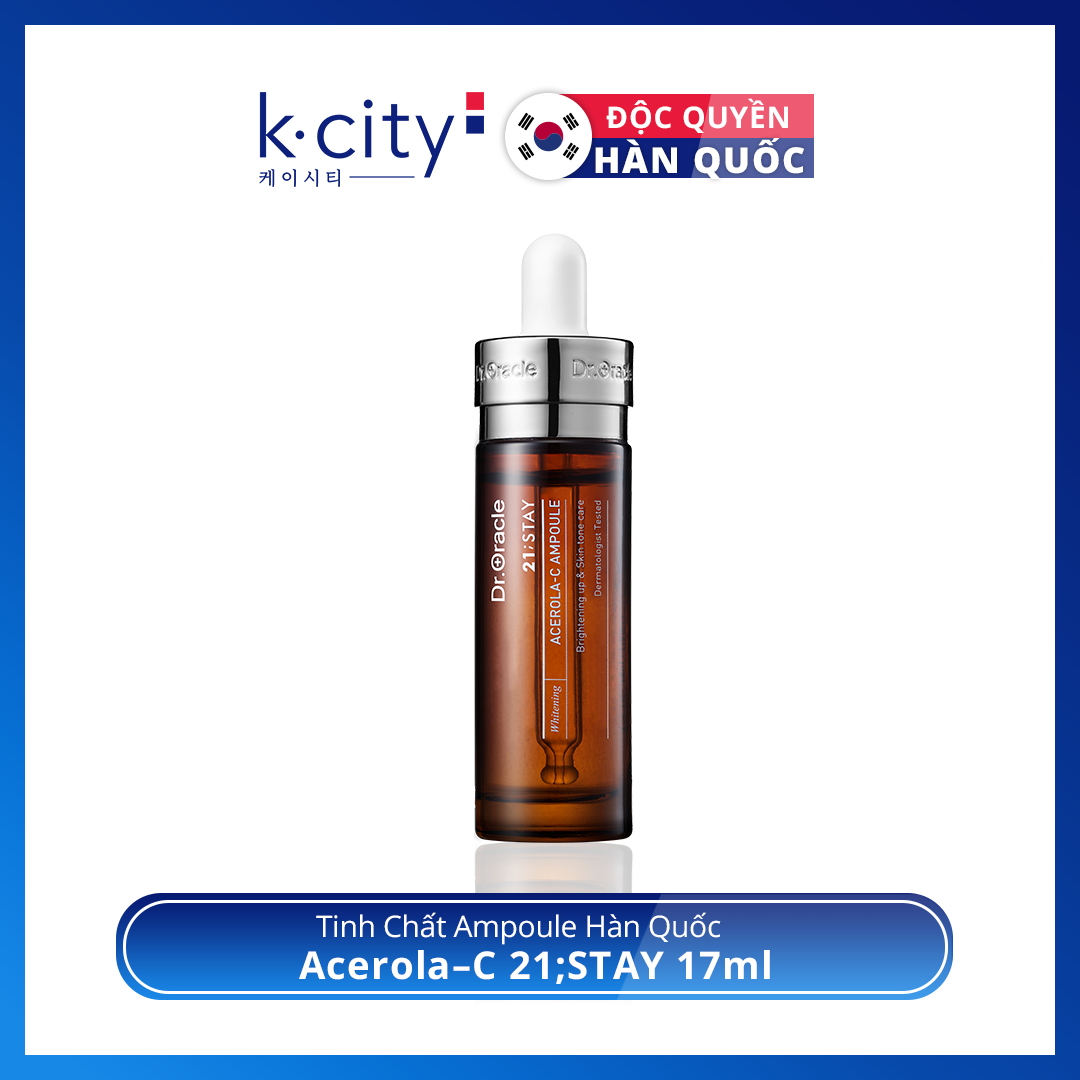 Tinh Chất Làm Sáng Da Và Se Khít Lỗ Chân Lông Acerola-C Ampoule 21;STAY 17ml