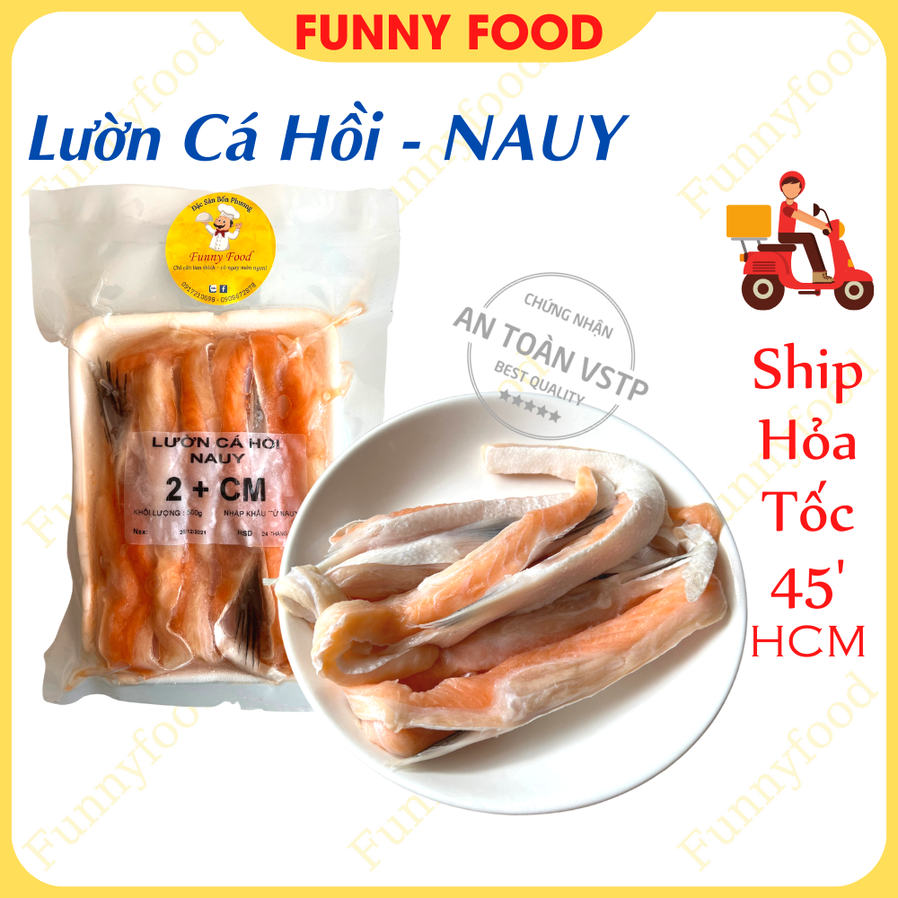 Lườn cá hồi na uy – lườn cá hồi ngon 500g – – funnyfood