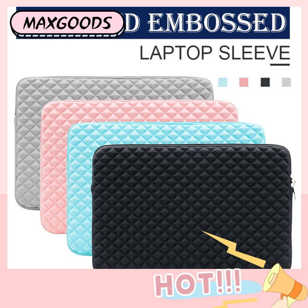Túi Đựng Máy Tính Xách Tay 11.6 13.3 15.6 Inch Bìa Sổ Tay Dập Nổi Kim Cương Dành Cho MacBook Air Pro Lenovo HP Dell Asus
