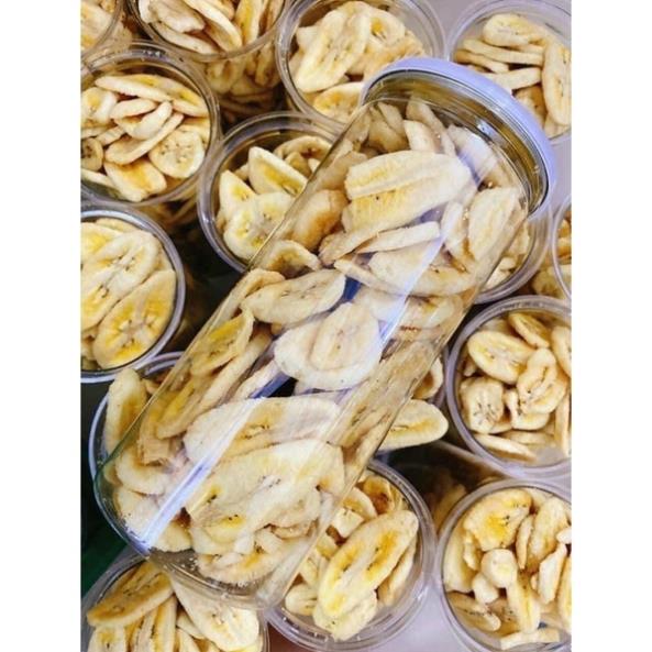 Chuối Sấy Giòn Nguyên Miếng hàng xuất khẩu loại 1 -Đặc Sản Đà Lạt 500gram