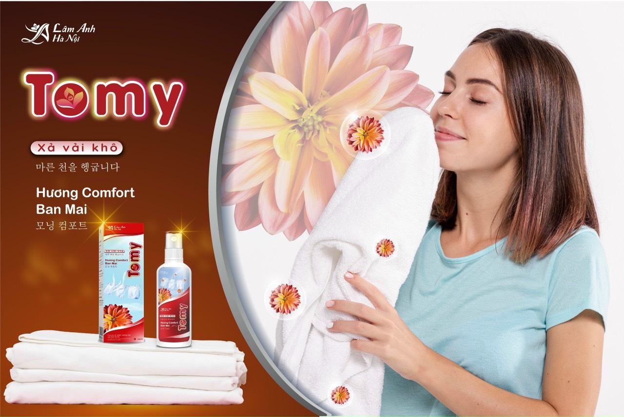 [ĐƠN 49K FREESHIP 15K] 2 chai nước xả vải khô dạng xịt tinh dầu TOMY CHAI 100ML (HƯƠNG BAN MAI)