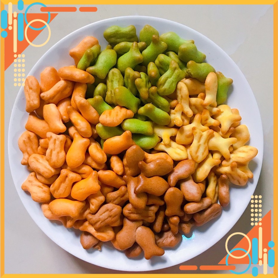 500g bánh quy cá mặn, bánh quy đũa thơm ngon giòn tan