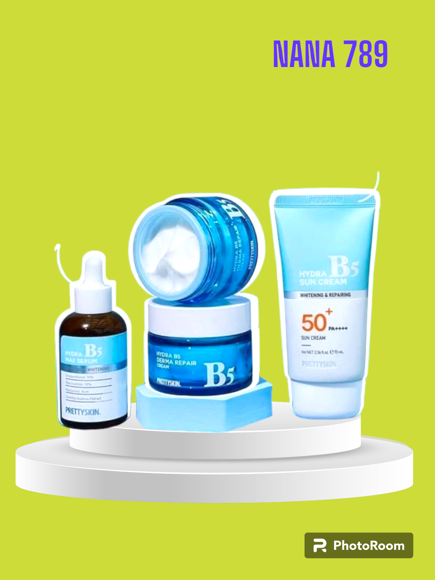 COMBO 3 món Kem dưỡng trắng da b5 + chống nắng b5+ serum phục hồi da b5