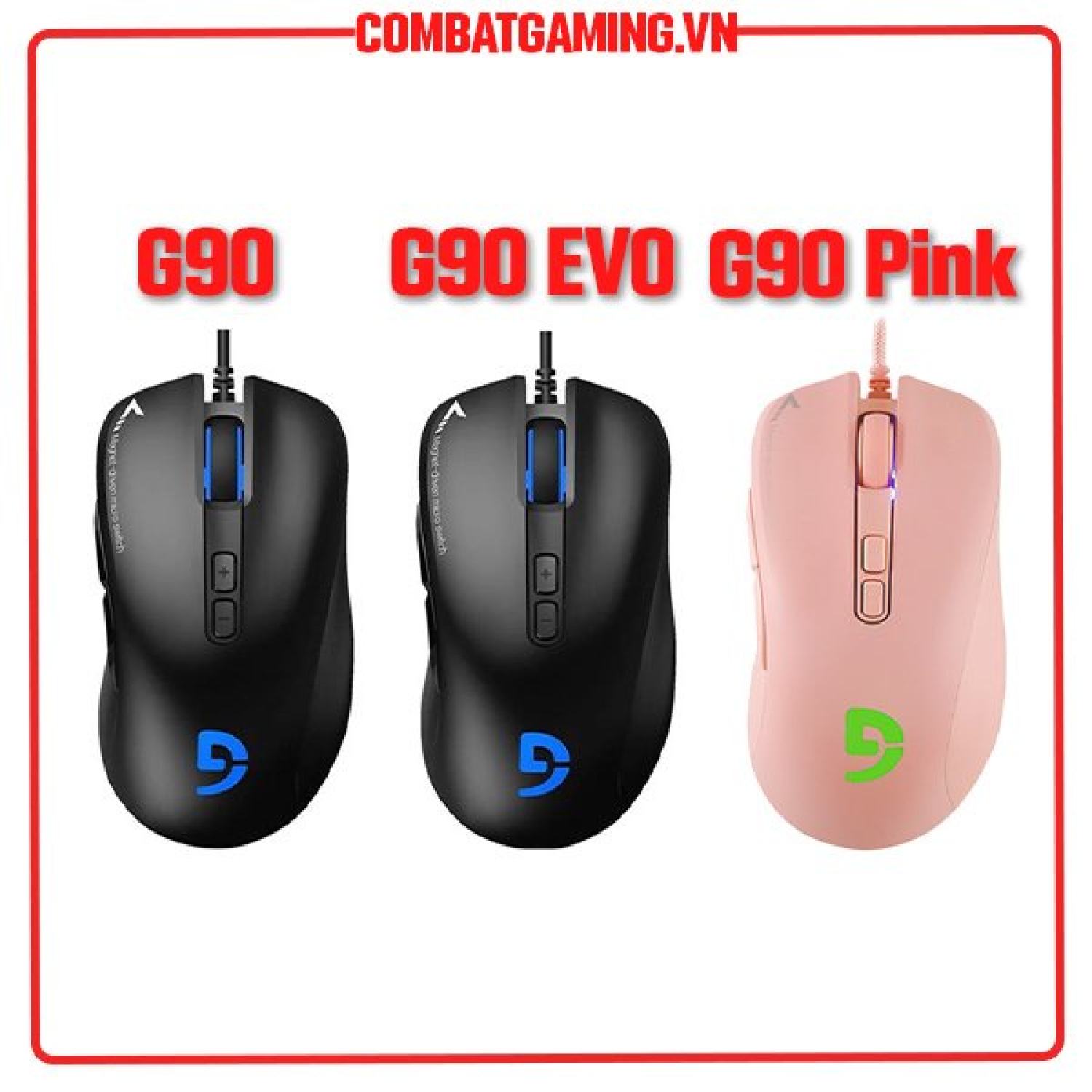 Chuột gaming fuhlen g90 black - black evo - hàng chính hãng