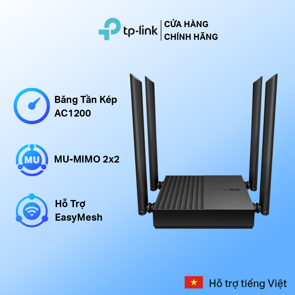 Bộ phát wifi tp-link archer a64 chuẩn ac tốc độ 1200mbps