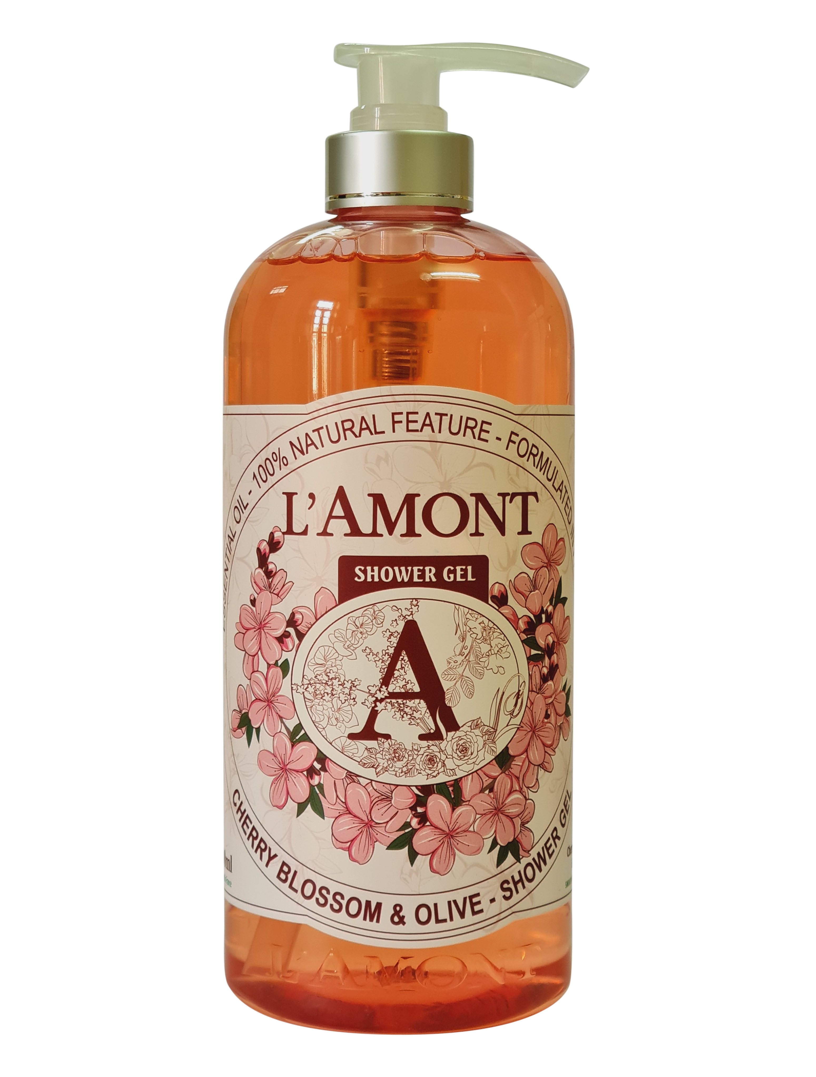 Sữa tắm Cherry Blossom 1000ml - Thương hiệu L'amont En Provence