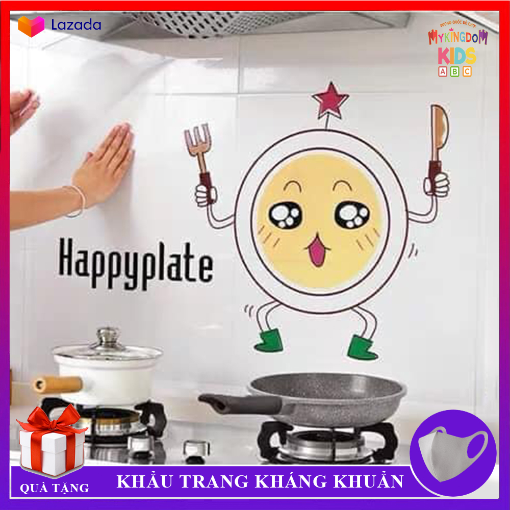 [Combo] Set 3 Miếng Giấy Dán Bếp - Cách Nhiệt, Chống Dầu Mỡ, Không Thấm Nước - Kích Thước 75cmx45cm - Kiểu Dáng Hiện Đại Tô Điểm Toàn Cảnh Nhà Bếp