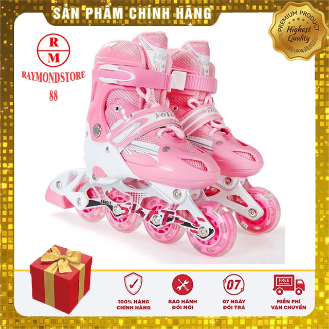Giầy patin trẻ em full bộ rm-pt02