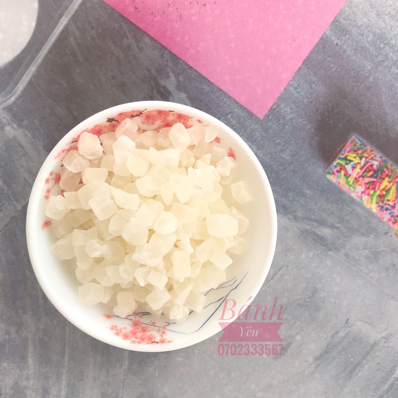 Mứt bí hạt lựu chia-100g