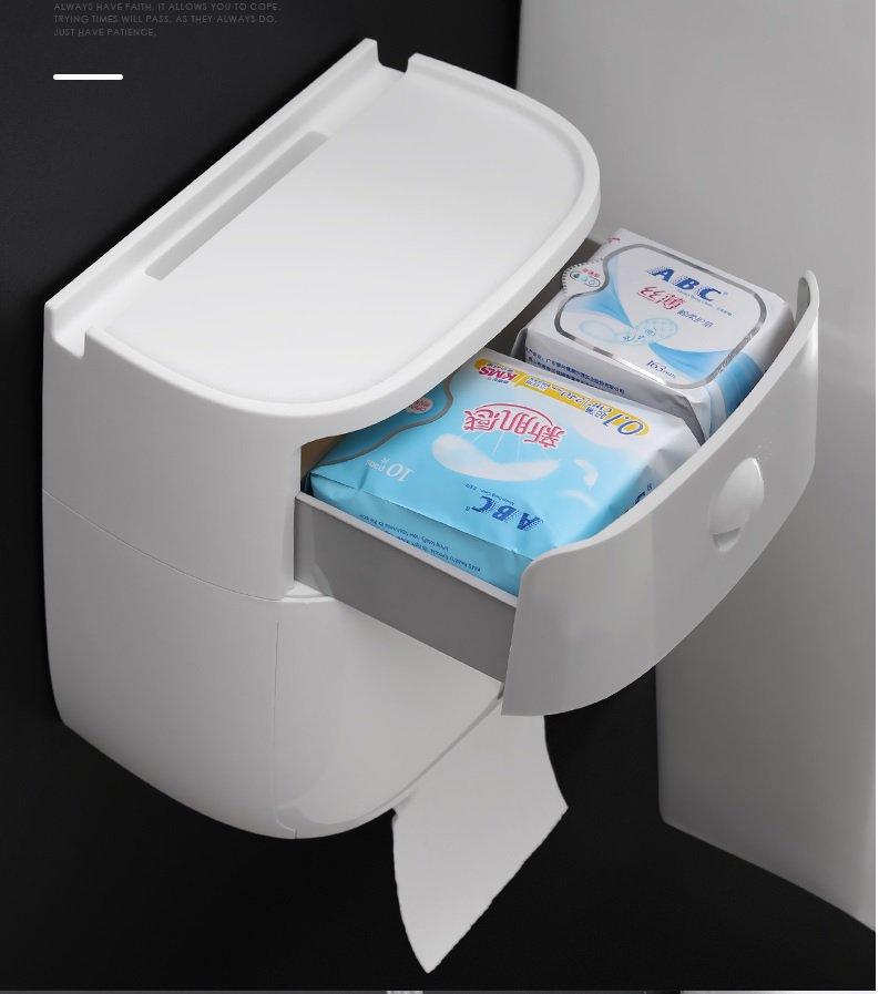 Hộp để giấy vệ sinh ecoco 1804 cao cấp dành cho gia đình