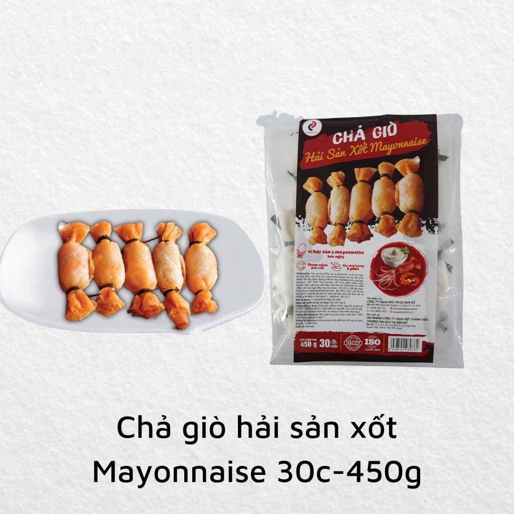 Chả giò Hải Sản Xốt Mayonnaise (viên kẹo) - (1 gói/450g)