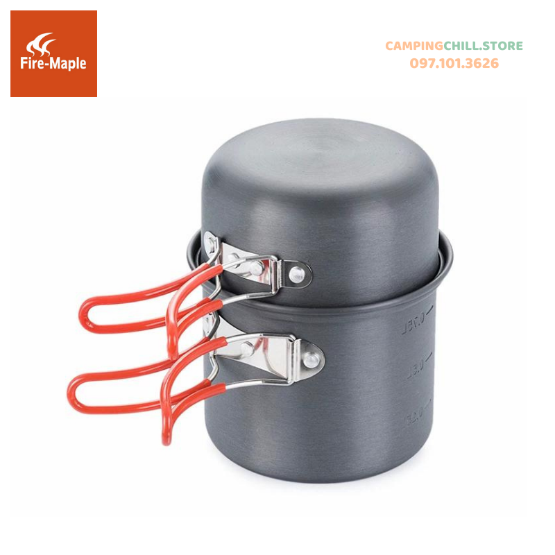 BỘ NỒI NẤU ĂN DÃ NGOẠI, CẮM TRẠI GỌN NHẸ FIRE MAPLE FMC-207