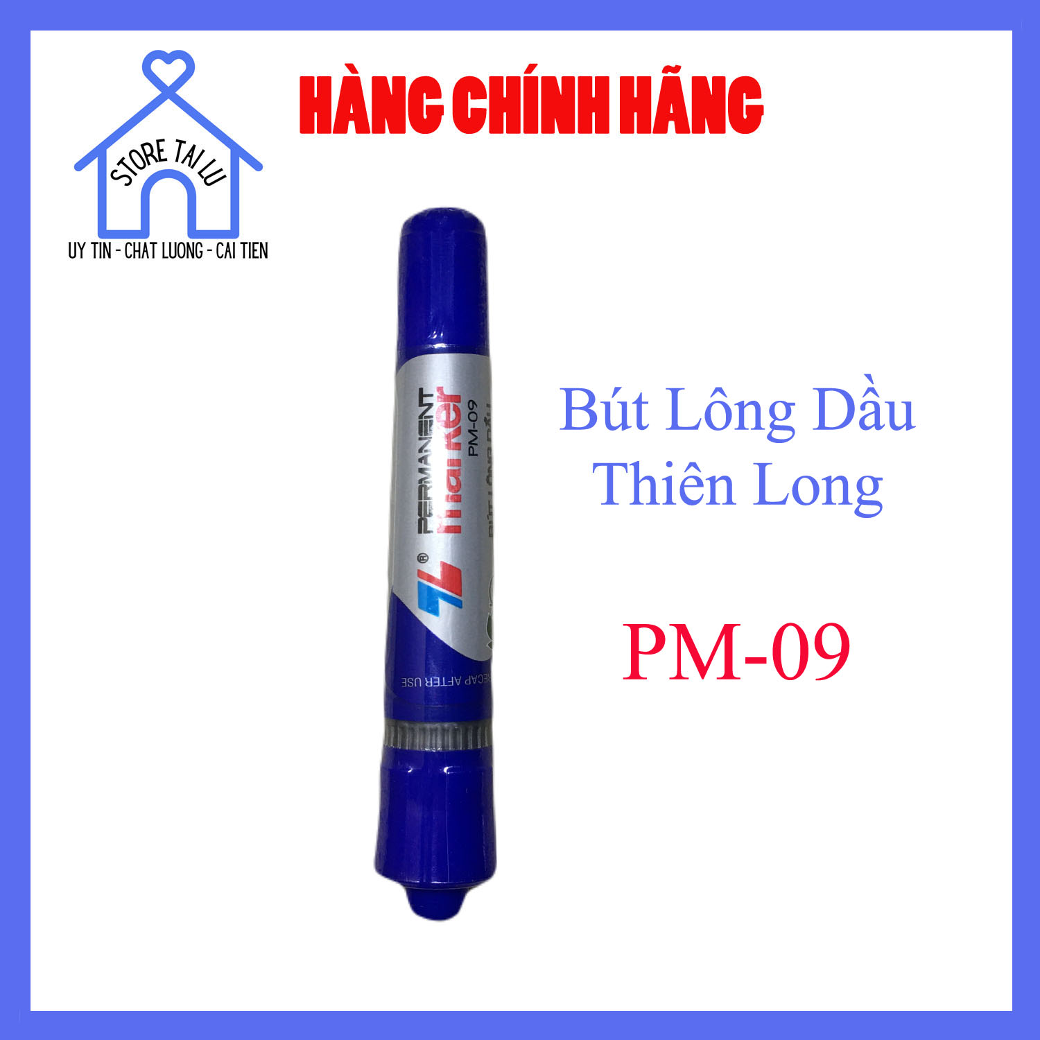 Bút Lông Dầu Thiên Long PM-09 Không Xóa Được Combo 5 Cây - STORE TÀI LƯ