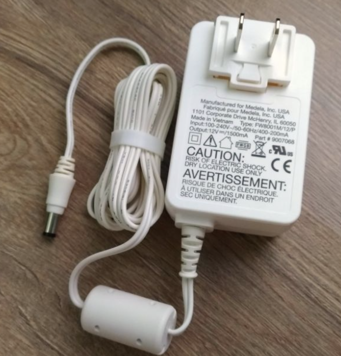 Dây nguồn máy hút sữa Medela Sonata