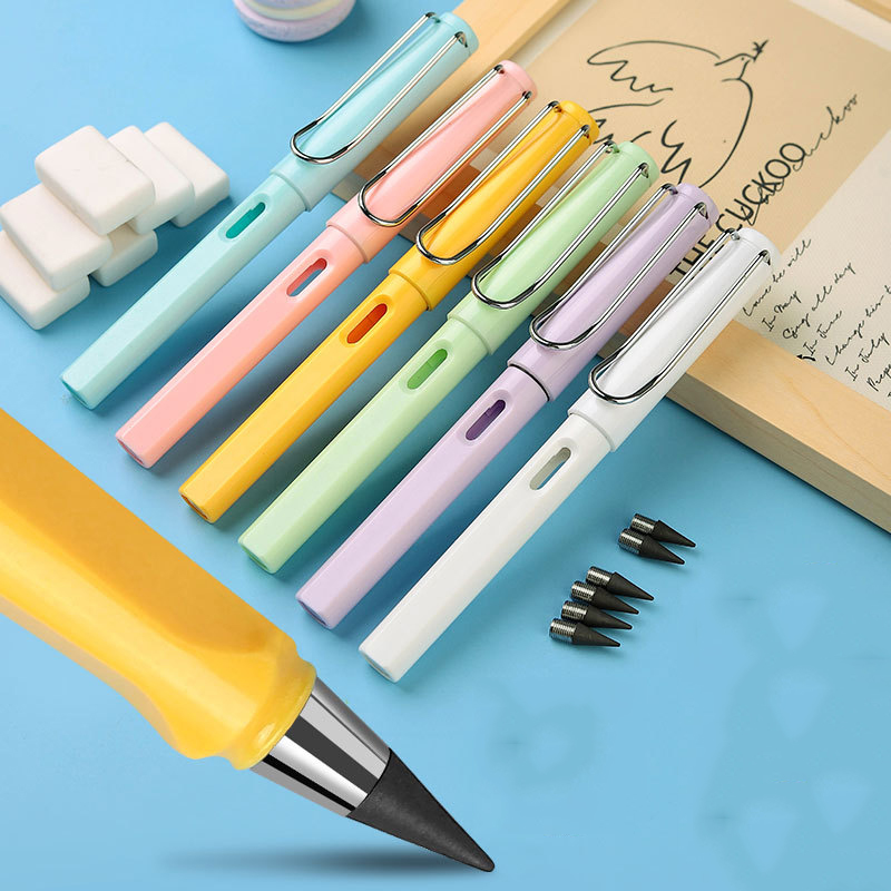 Bút chì vĩnh cửu Bút chì không cần gọt nhiều màu sắc nét mịn siêu bền