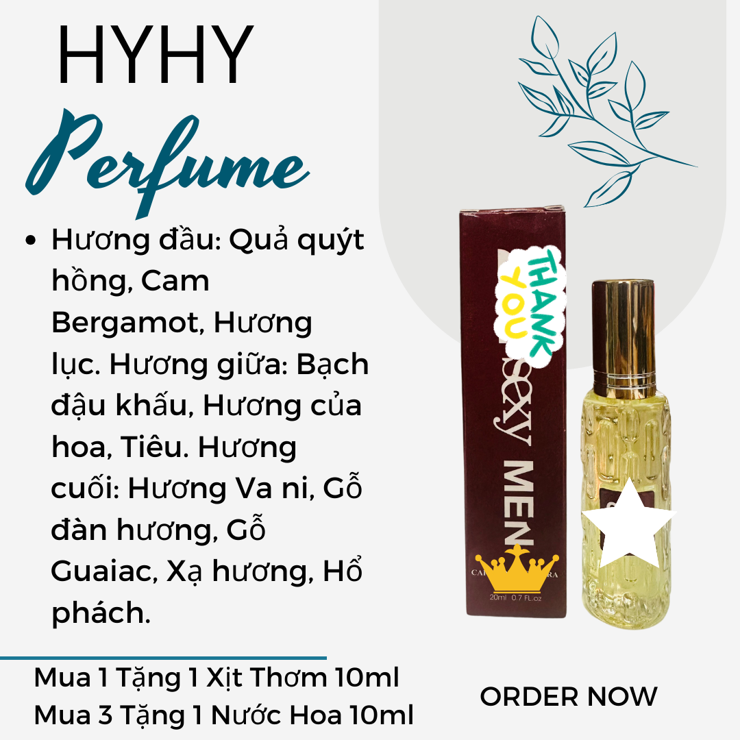 Tinh dầu nước hoa chiết nam s.e.x.y m.e.n.- 20ml