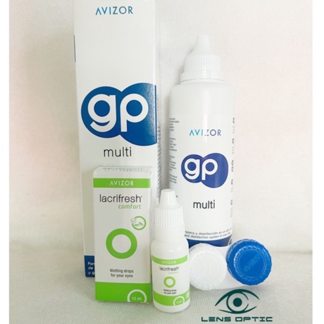 Combo 02 nhỏ mắt avizor lacrifresh comfort + 01 ngâm avizor gp multi 240ml