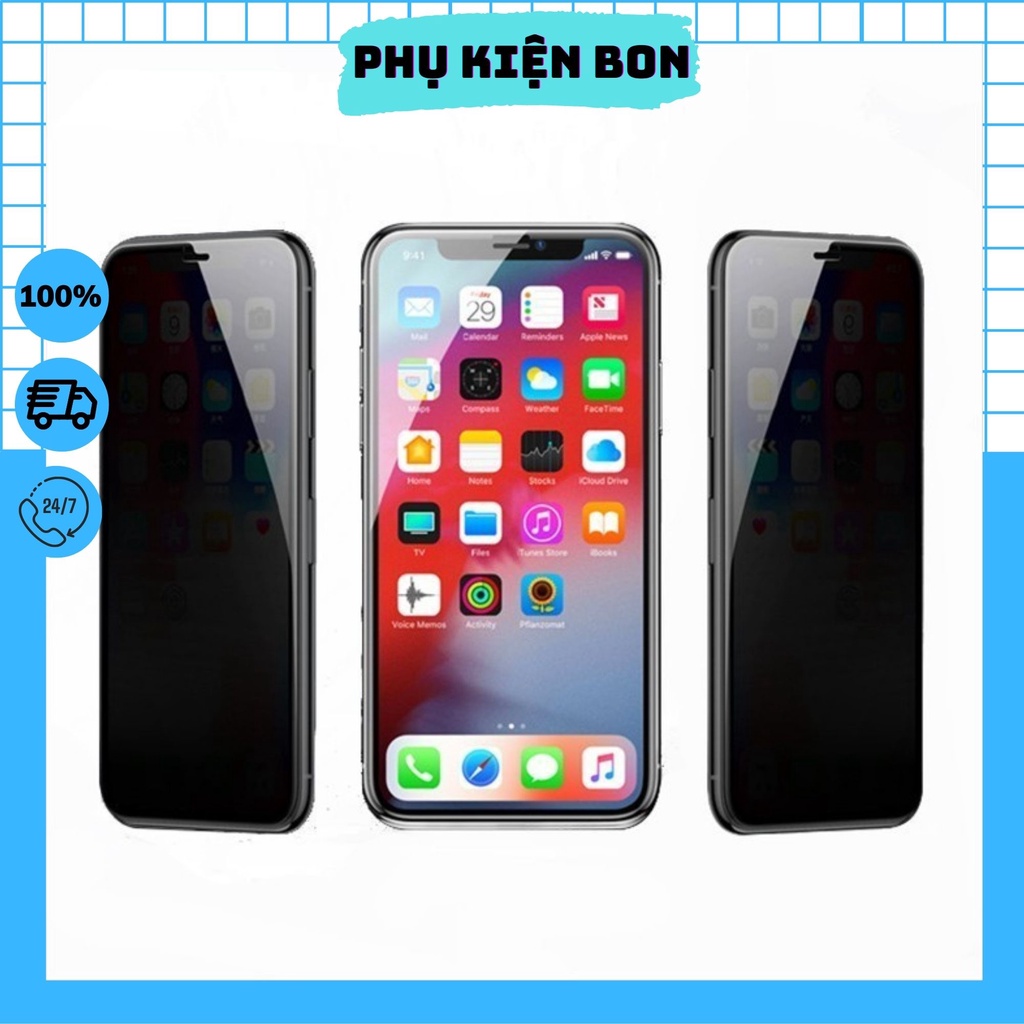 Kính Cường Lực iphon.e Chống Nhìn Trộm Full Màn Đủ Các Dòng