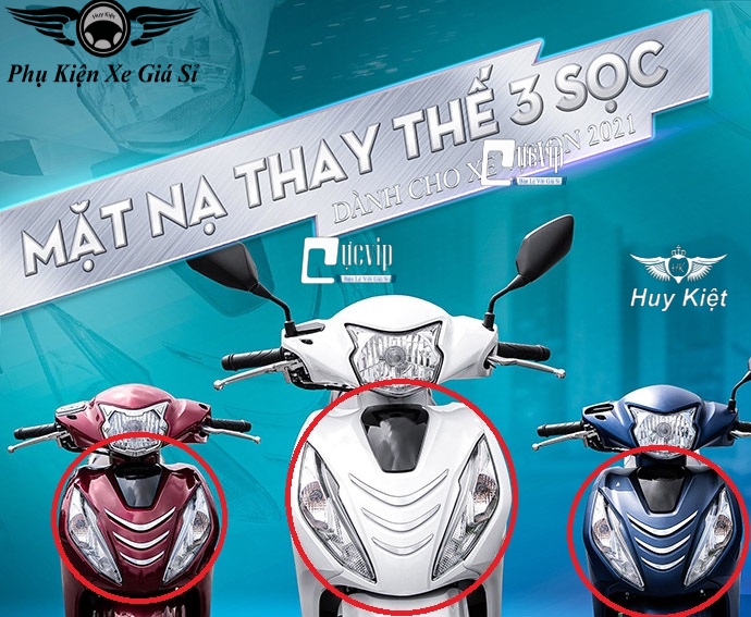 Mặt Nạ Thay Thế Vision 2021 Kiểu Ý 3 Sọc MS3844