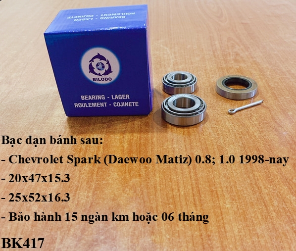Bạc đạn bánh sau chevrolet spark 1998-2018
